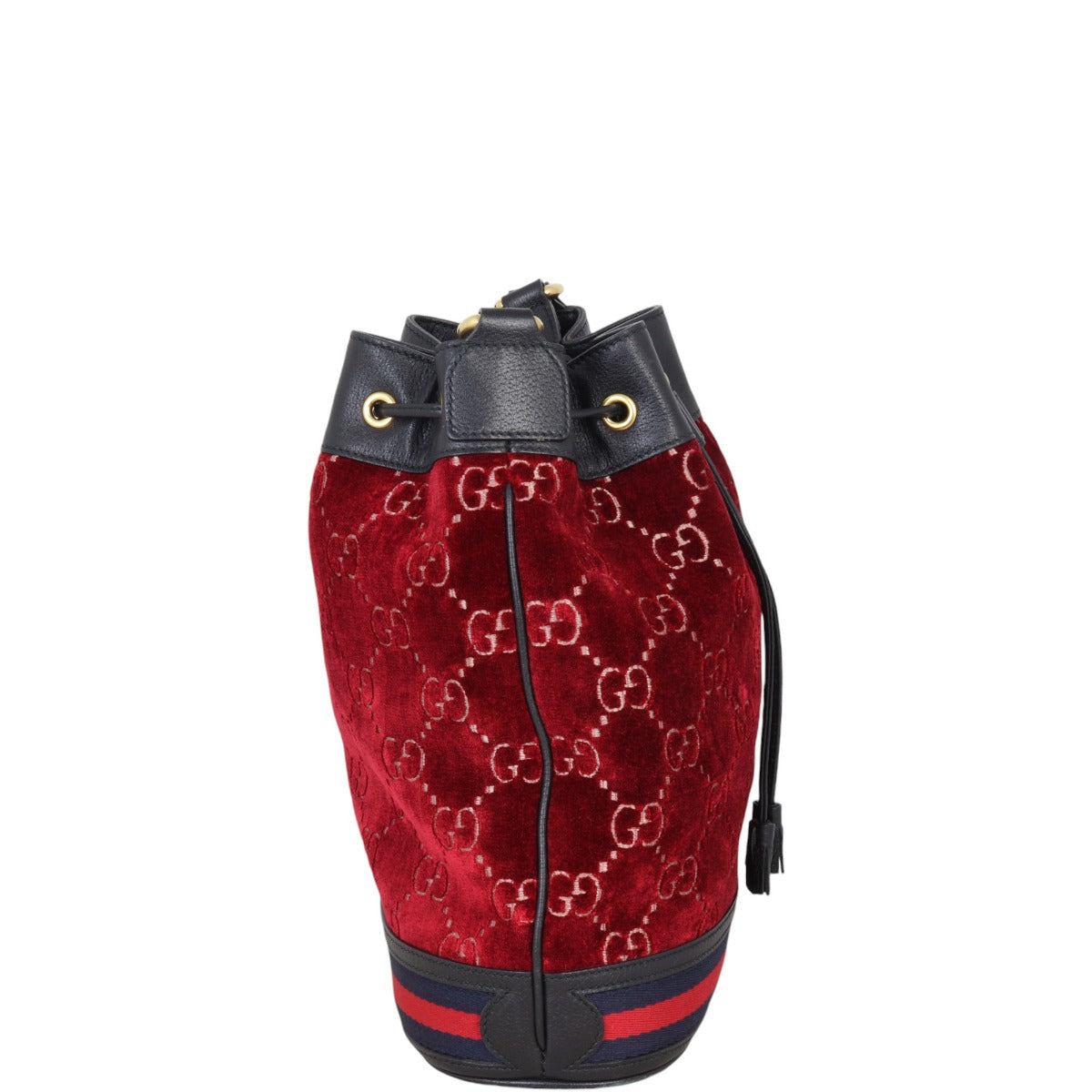 Gucci Ophidia GG Bucket Bag Velvet