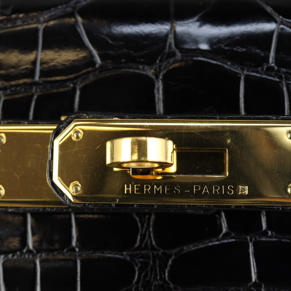 Hermes Kelly 32 Sellier Alligator Hardware