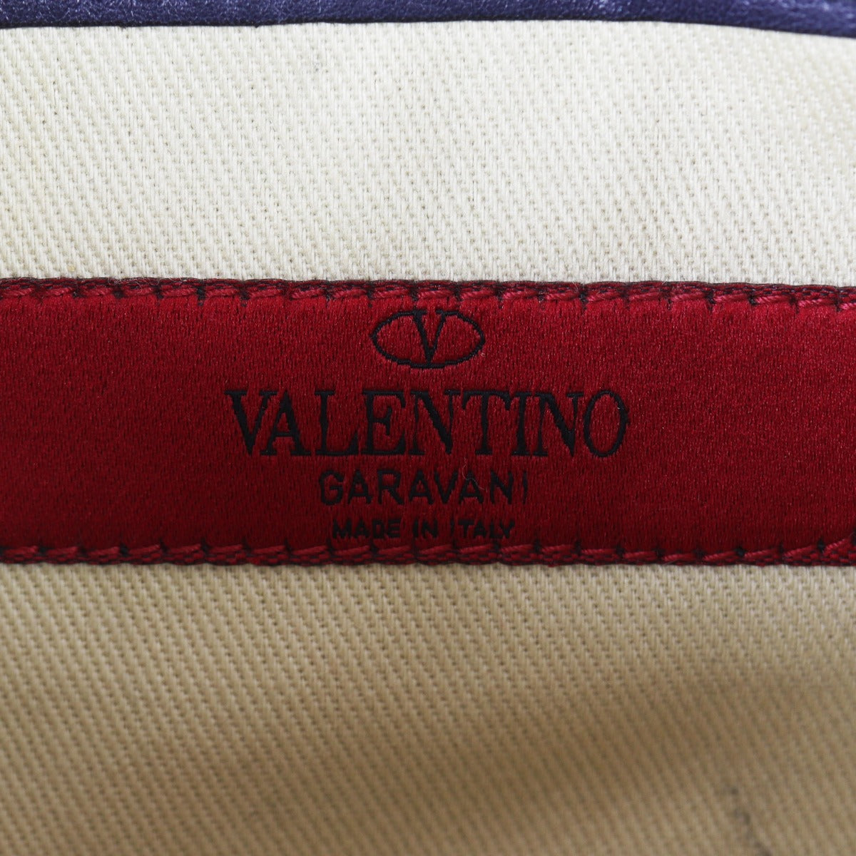 Valentino Rockstud Camera Bag Interior Stamp