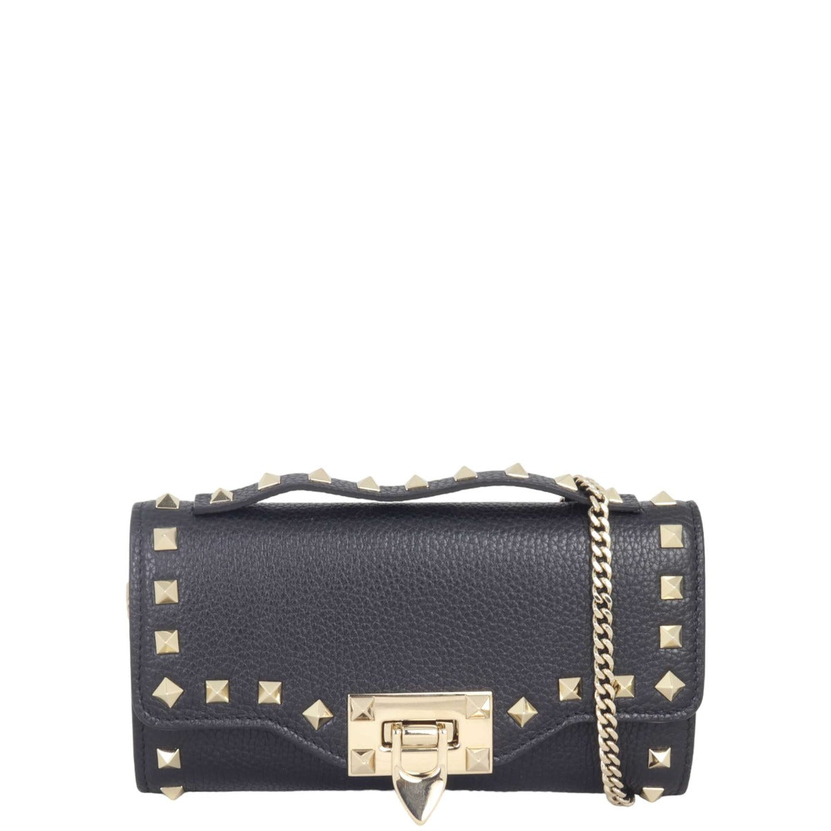 Valentino Rockstud Chain Wallet