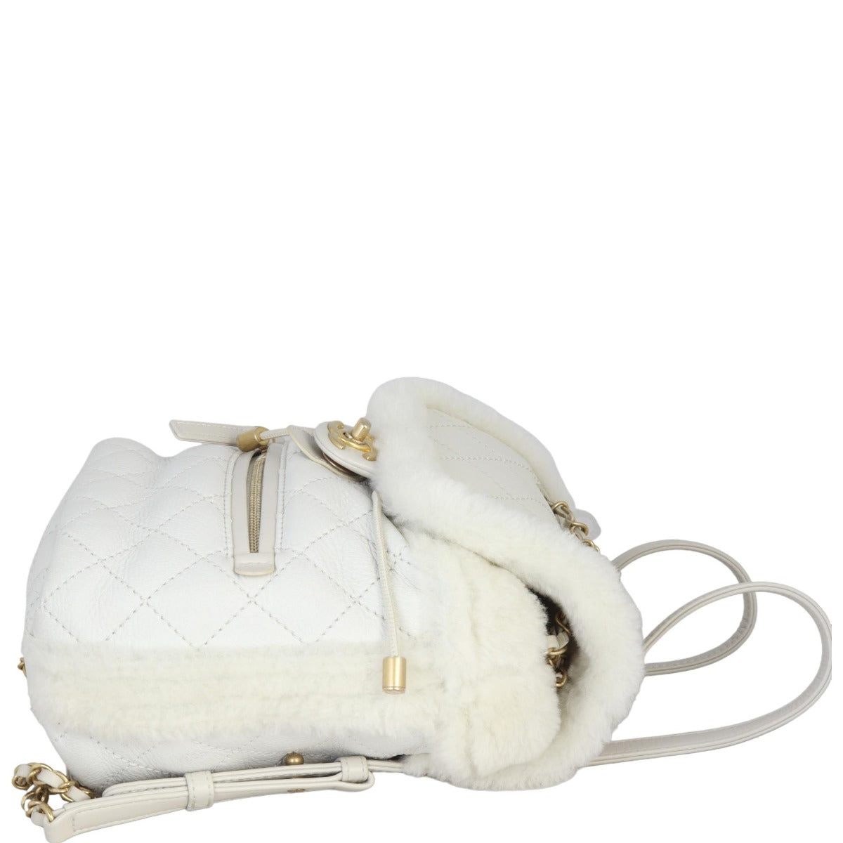 Chanel Shearling Backpack