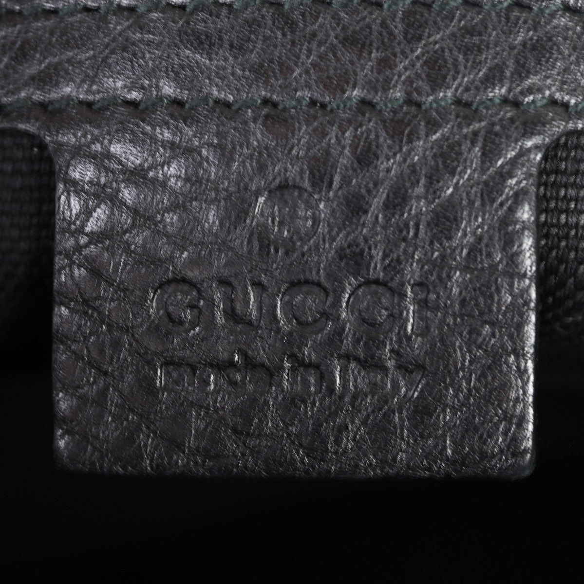 Gucci Bamboo Shopper Tote Medium Interior Stamp