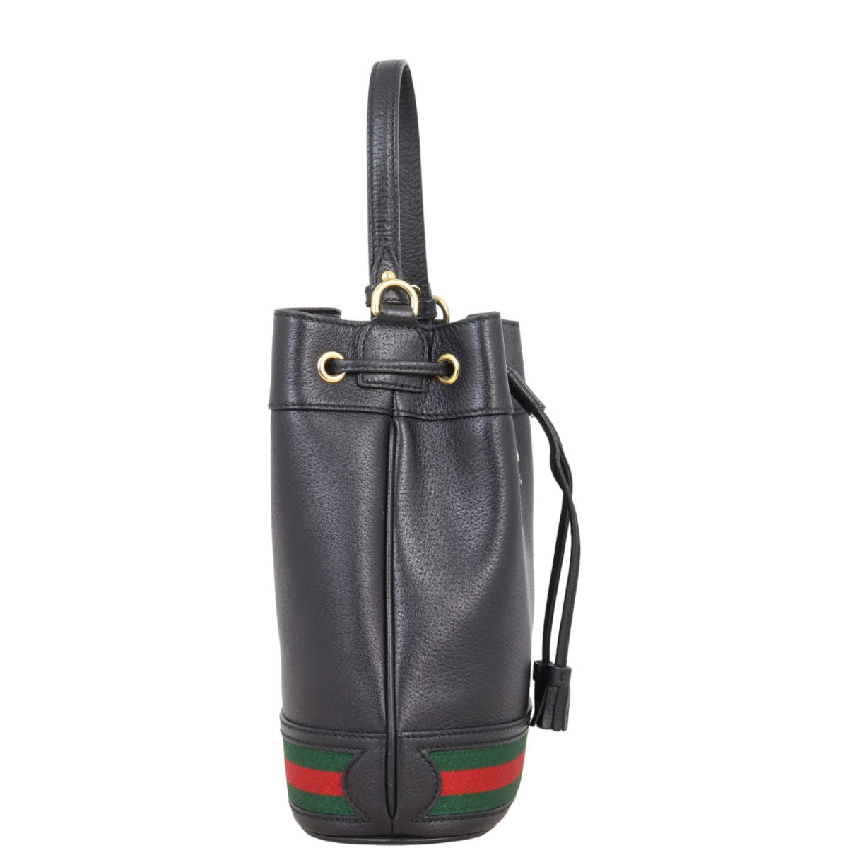 Gucci Ophidia Leather Bucket Bag Mini