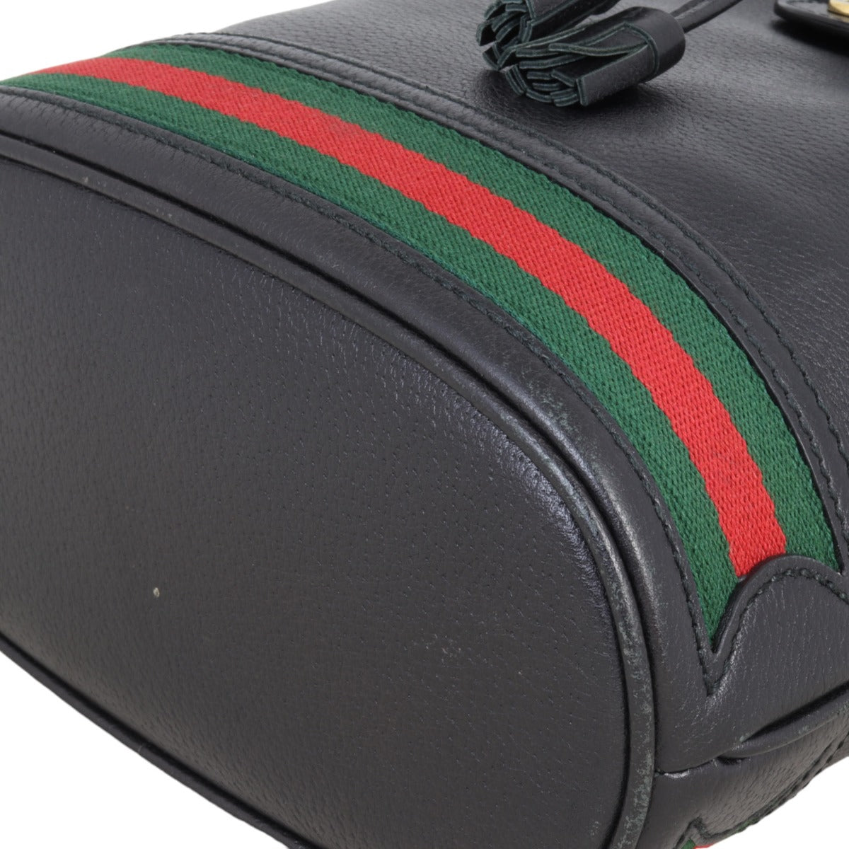 Gucci Ophidia Leather Bucket Bag Mini