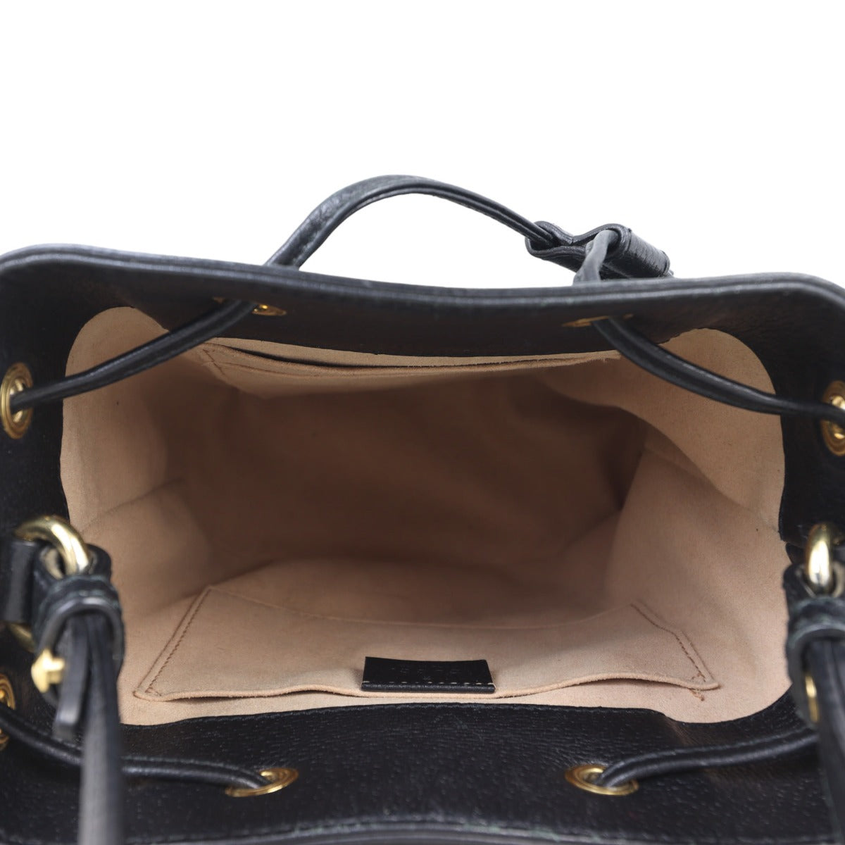 Gucci Ophidia Leather Bucket Bag Mini