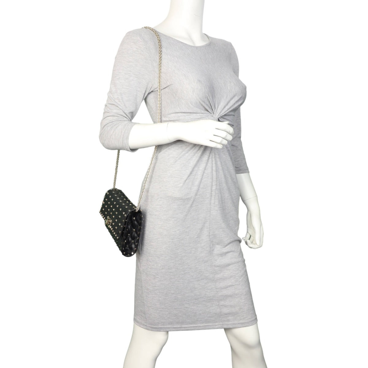 Valentino Rockstud Spike Wallet on Chain