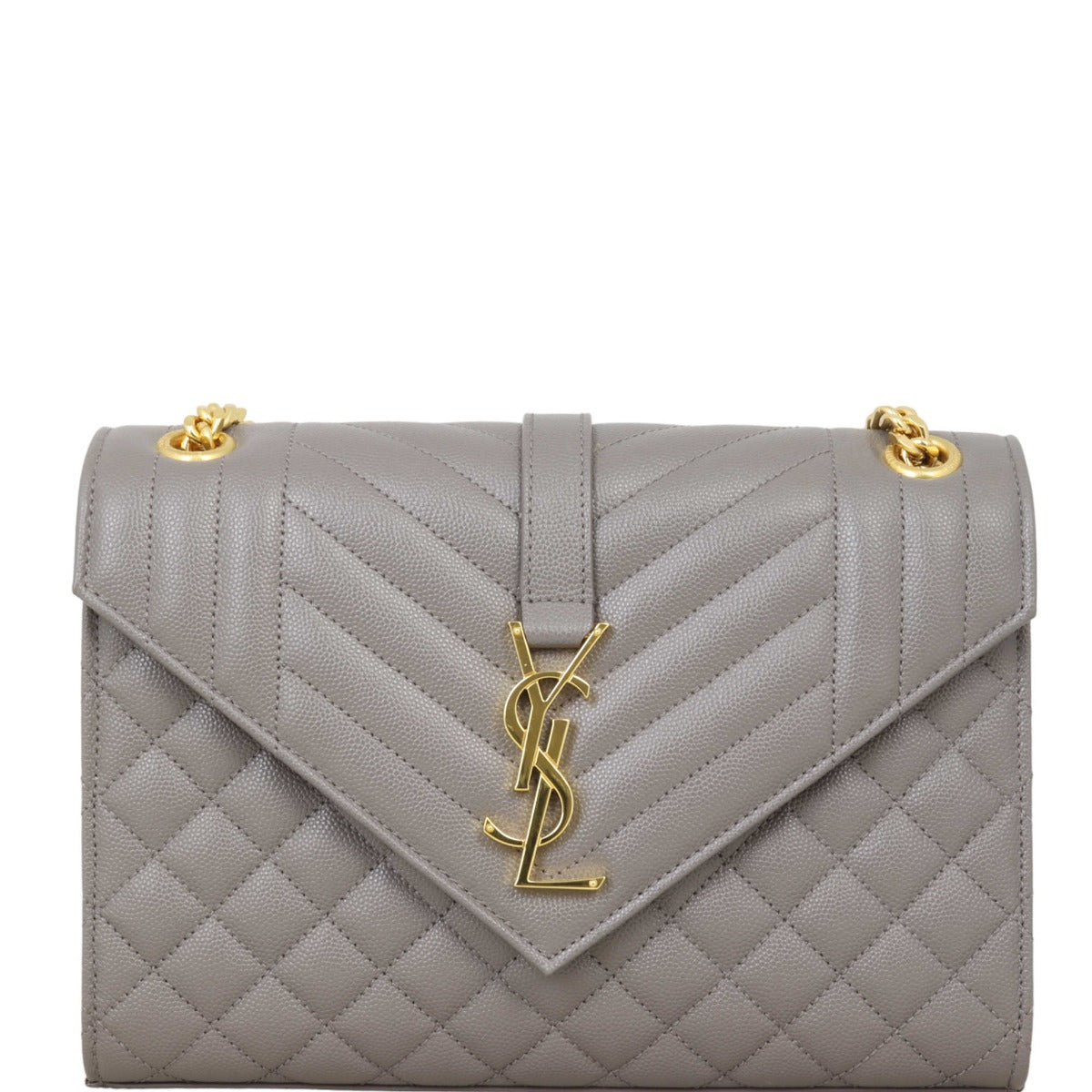 Saint Laurent Monogram Mix Matelasse Envelope Chain Bag Medium