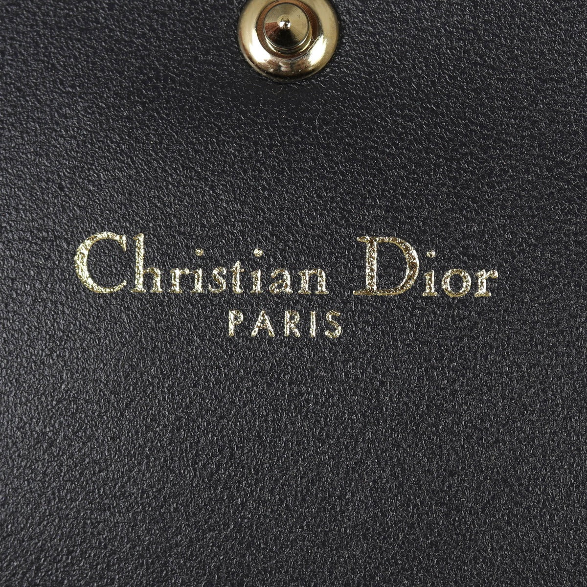 Dior Diorama Wallet on Chain Micro-Cannage Interior Stamp
