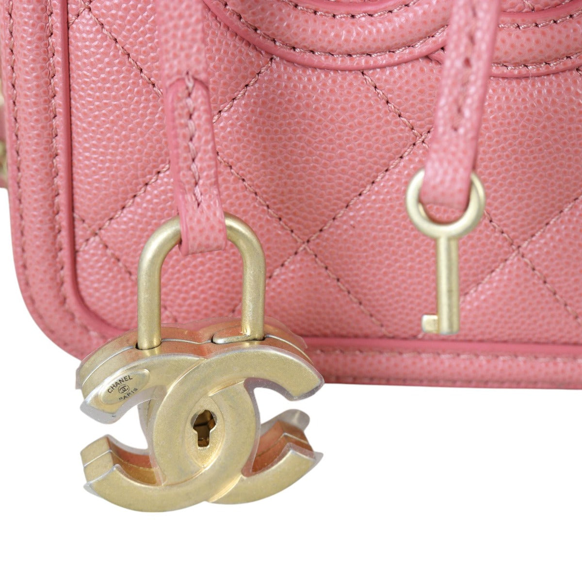 Chanel CC Filigree North-South Vanity Case