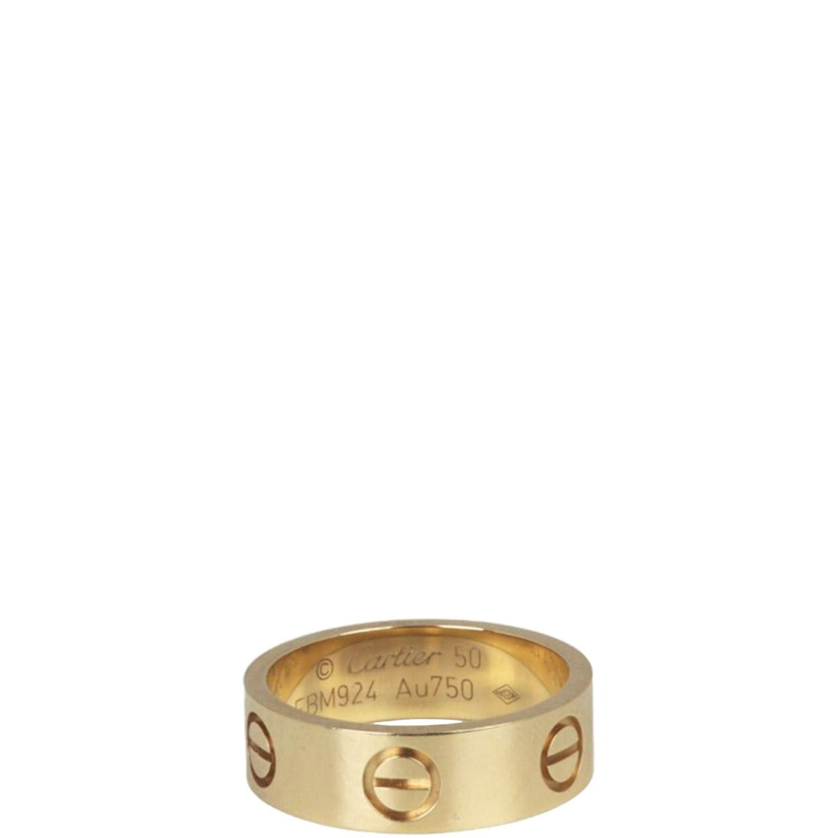 Cartier Love Ring 18k Yellow Gold