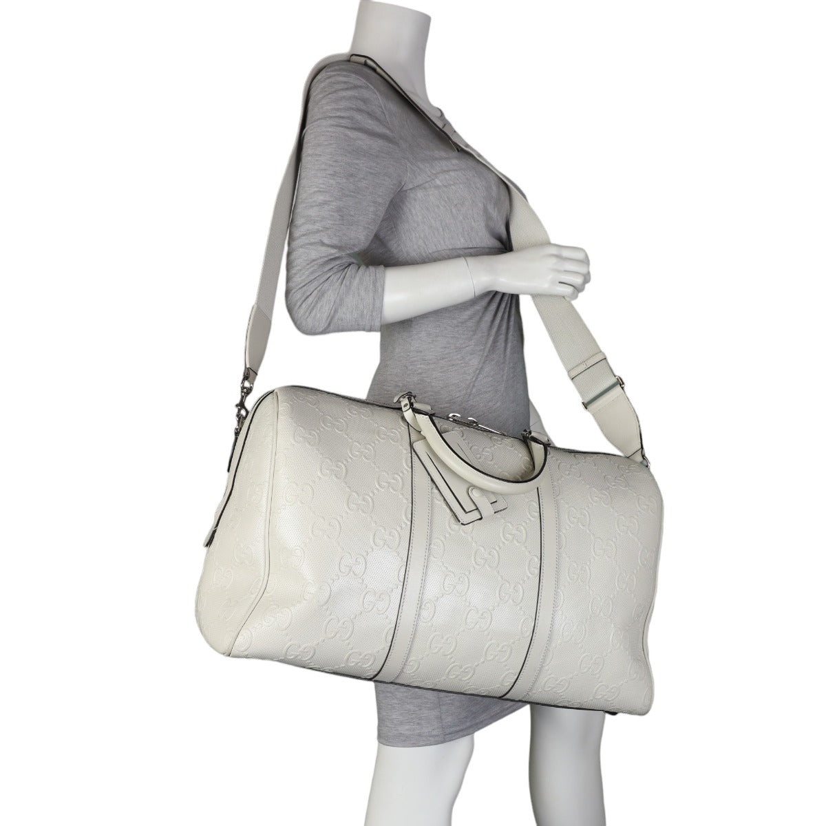 Gucci GG Embossed Duffle Bag