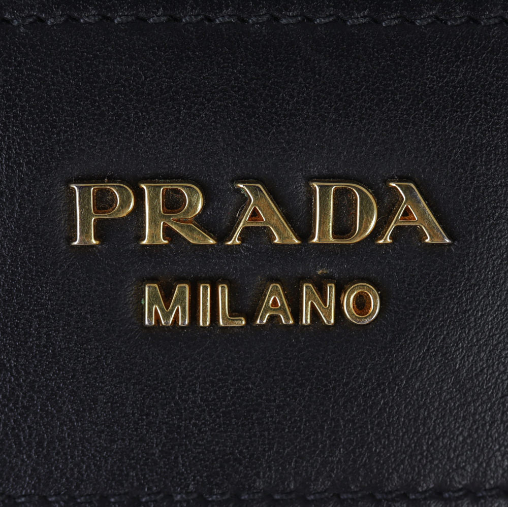 Prada Saffiano City Calf Esplanade Crossbody Hardware