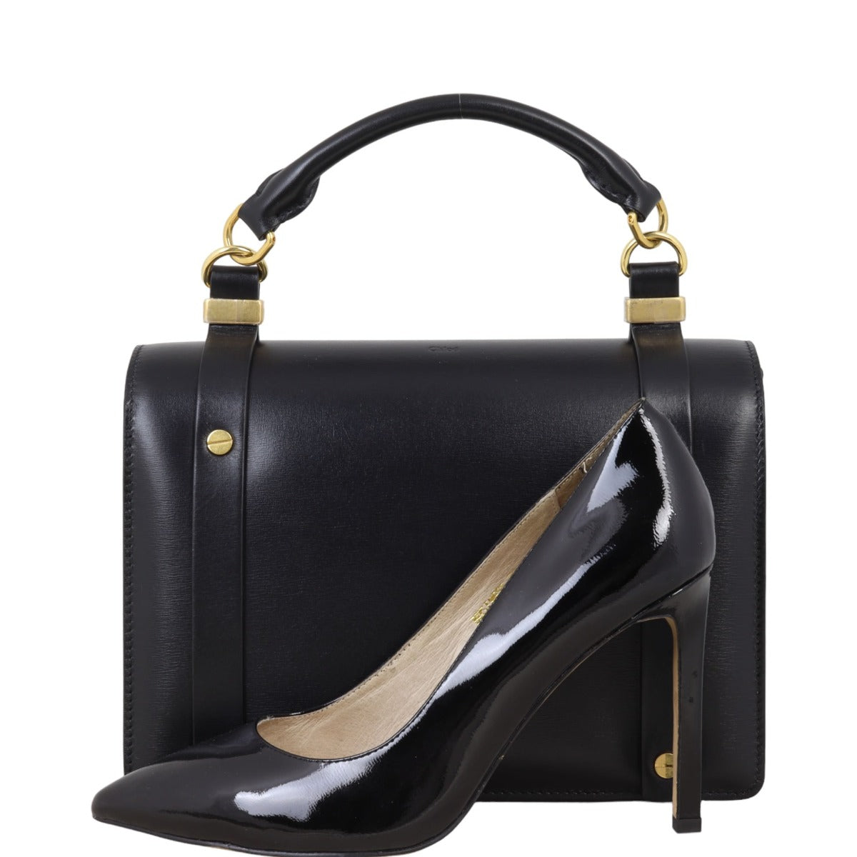 Chloe Ora Studded Tote Medium