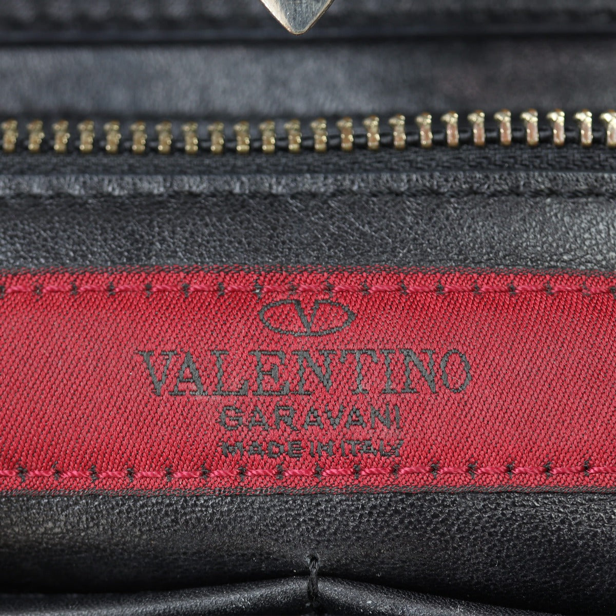 Valentino Rockstud Tote Medium Interior Stamp