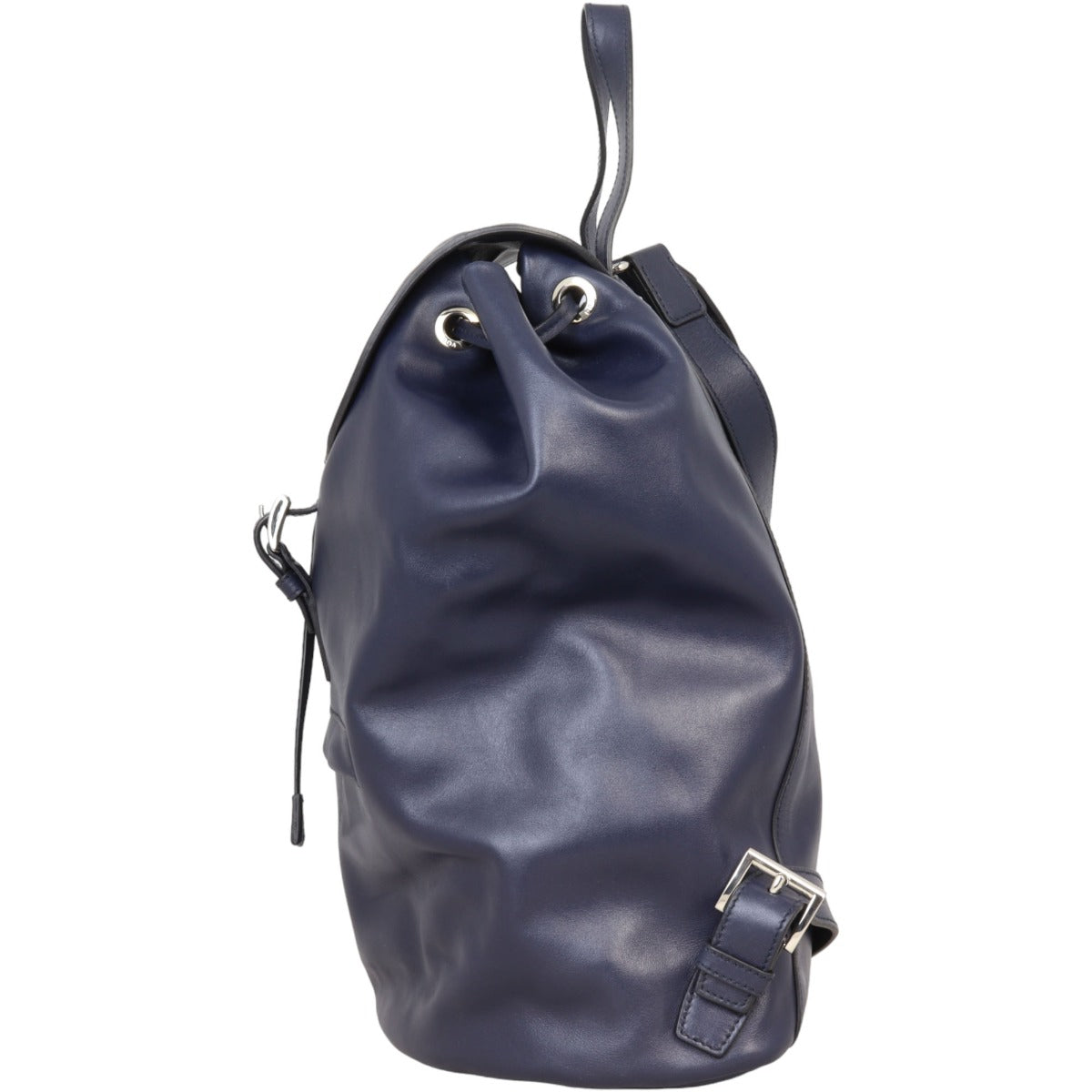 Prada Soft Calf Zip Pocket Backpack