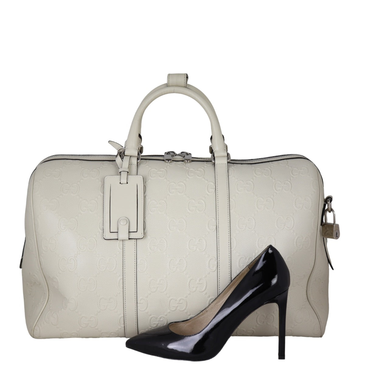 Gucci GG Embossed Duffle Bag