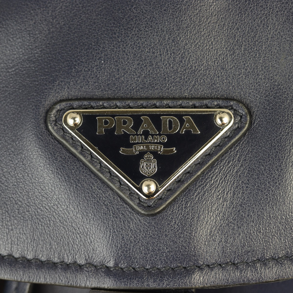 Prada Soft Calf Zip Pocket Backpack