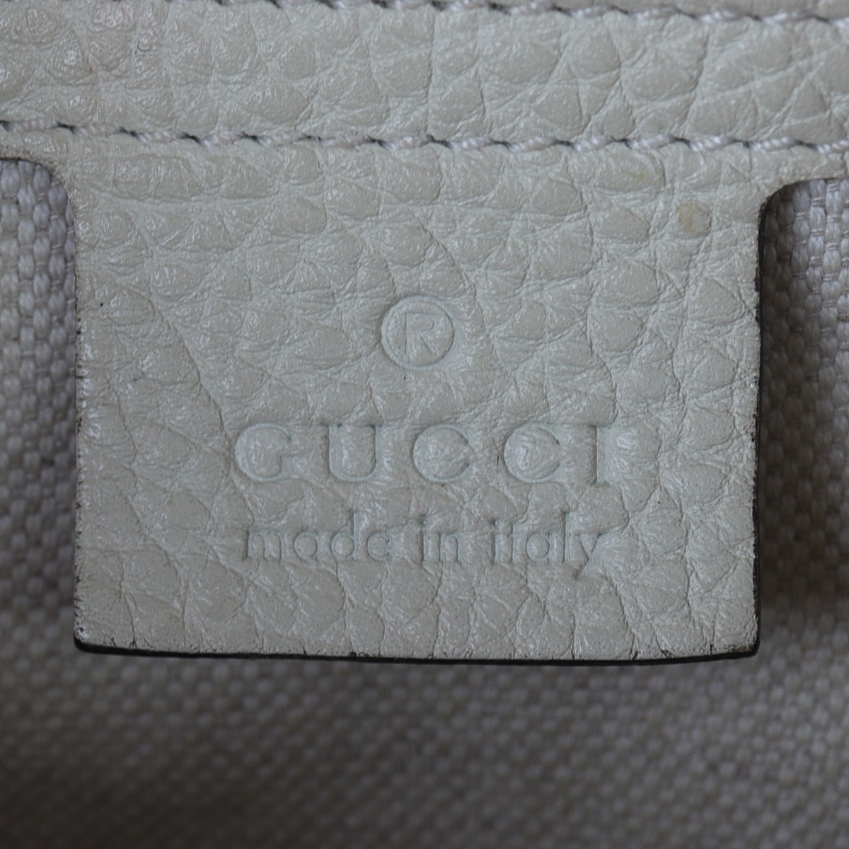 Gucci Bamboo Boston Bag Interior Stamp