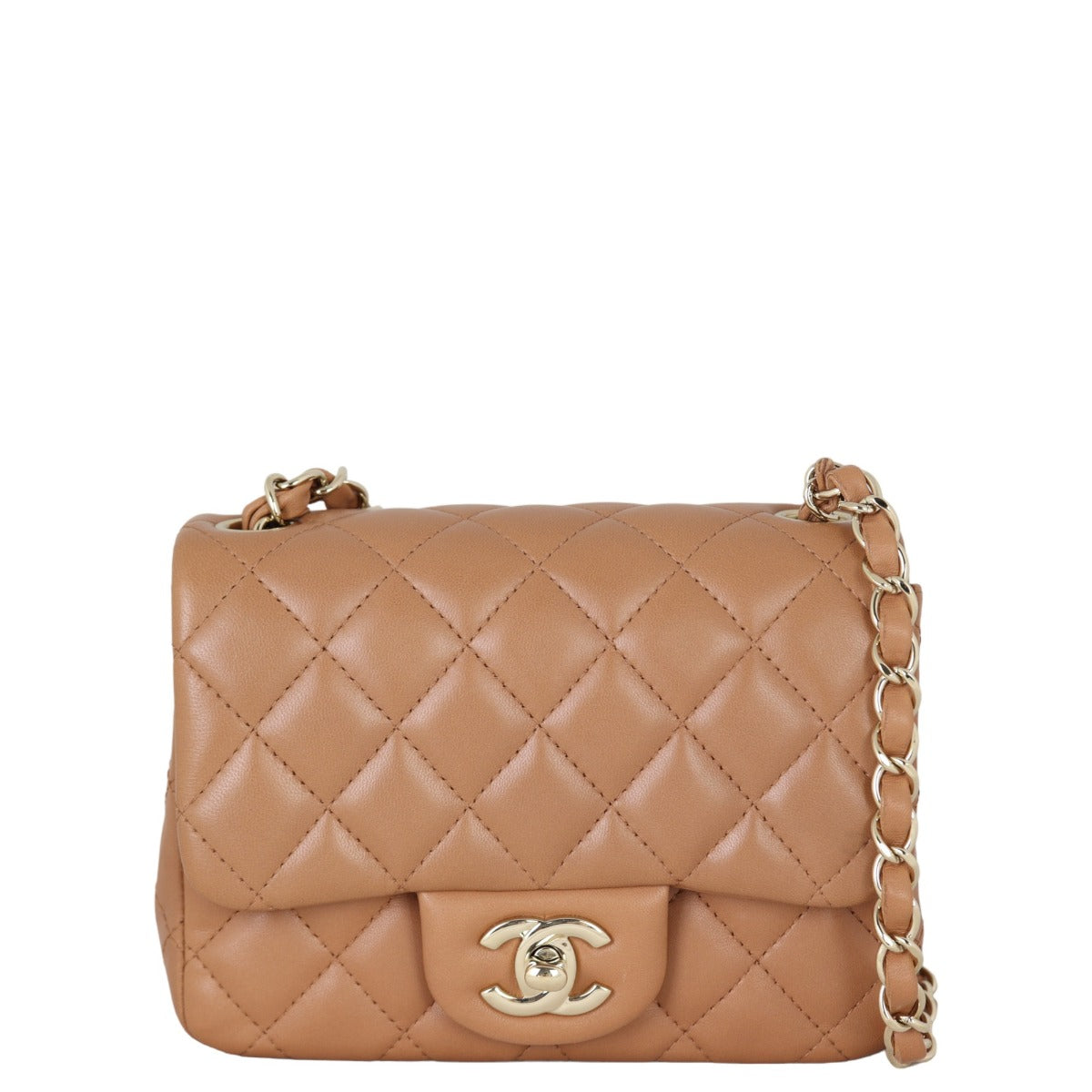 Chanel Classic Flap Mini Square | Caramel