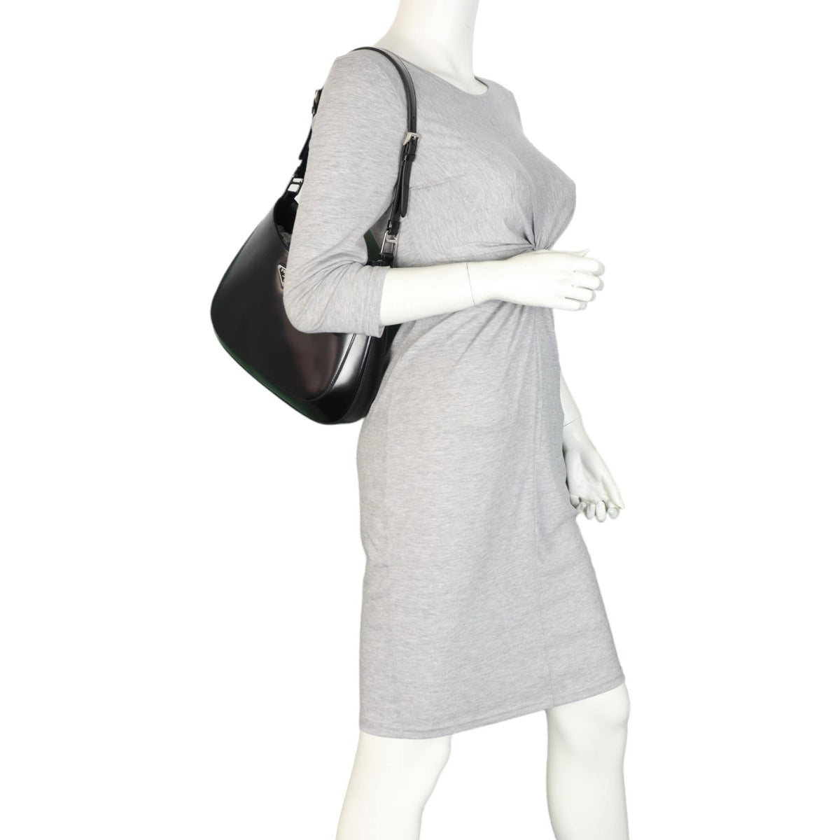 Prada Cleo Shoulder Bag Brushed Leather