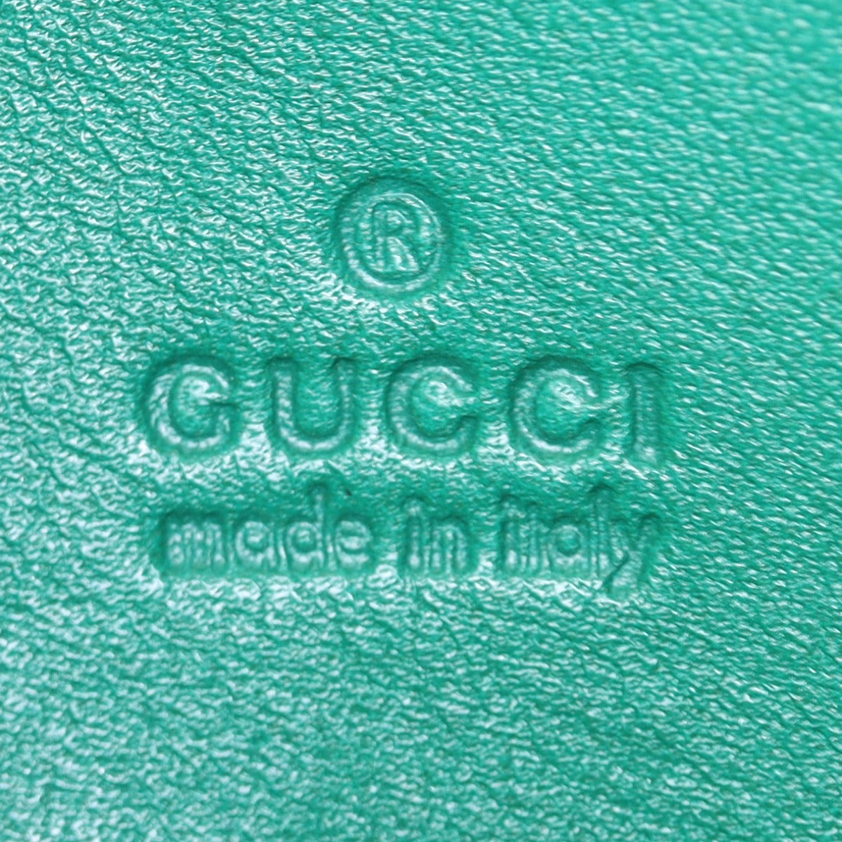 Gucci GG Marmont Matelasse Chain Wallet Interior Stamp