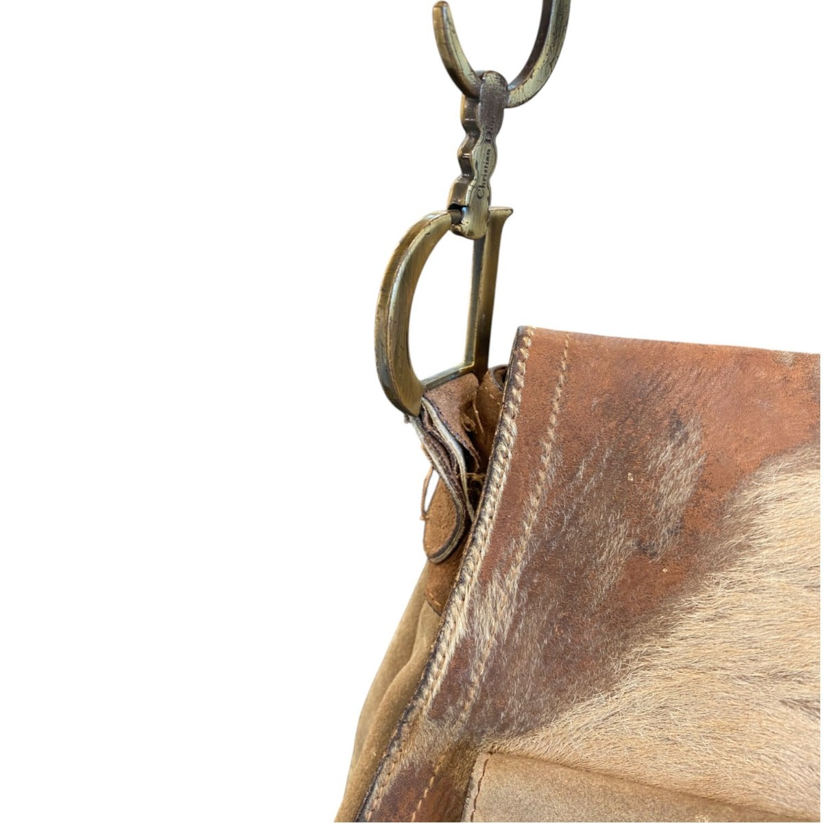 Dior Baudrier Saddle Bag Ponyhair