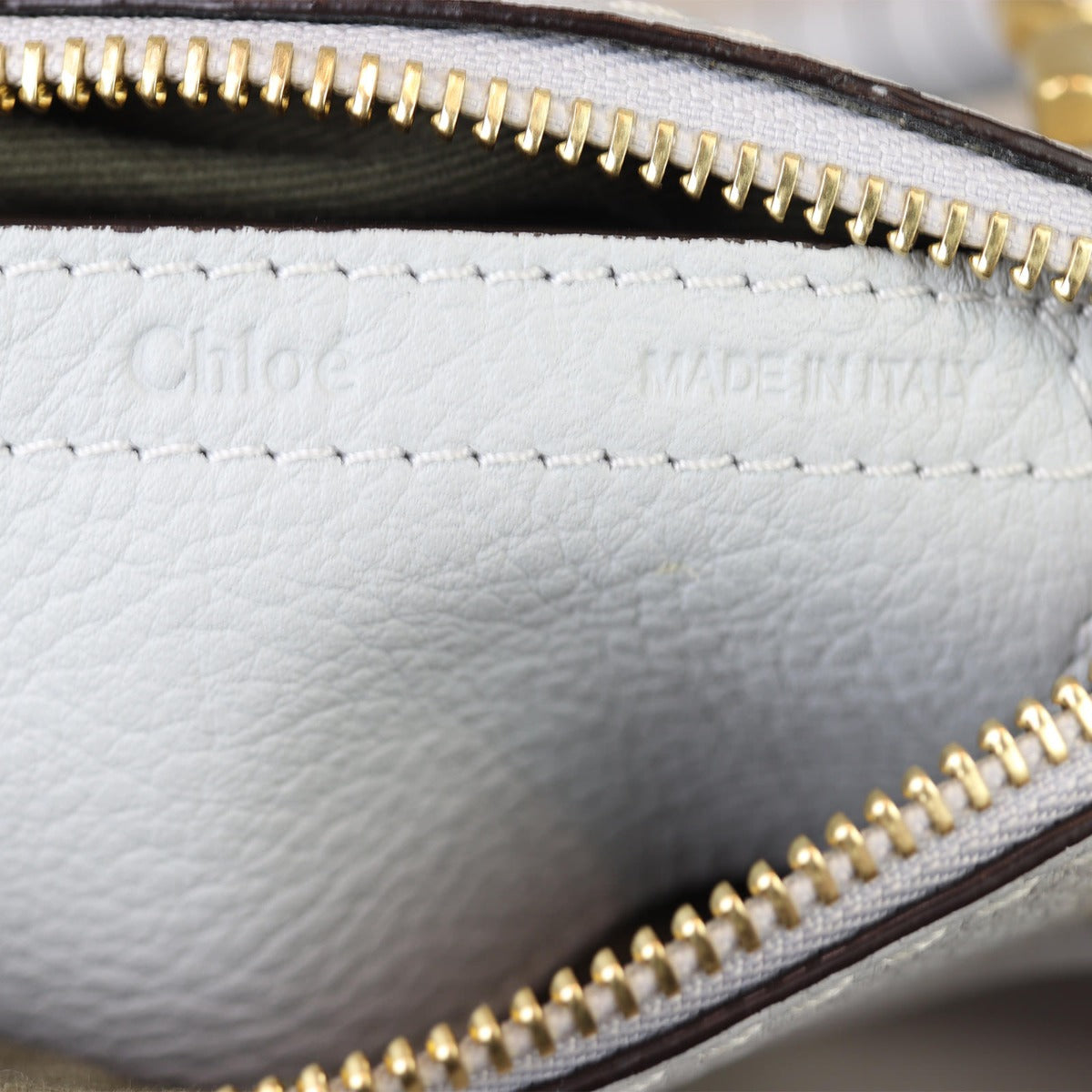 Chloe Marcie Mini Satchel Interior Stamp