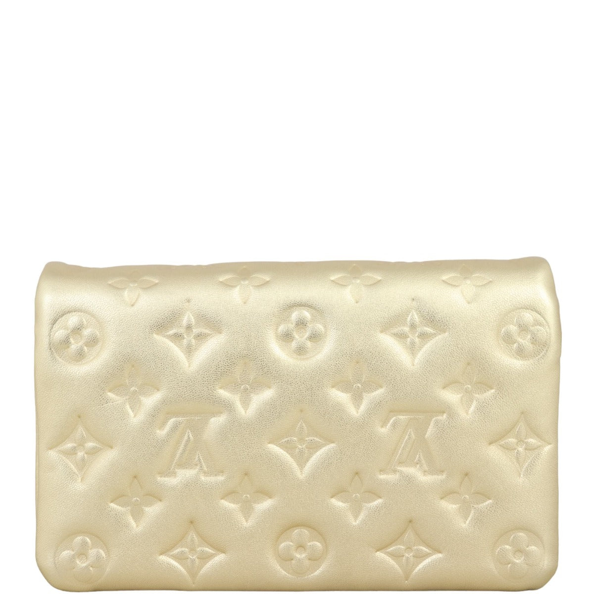 Louis Vuitton Pochette Coussin Monogram Embossed Lambskin