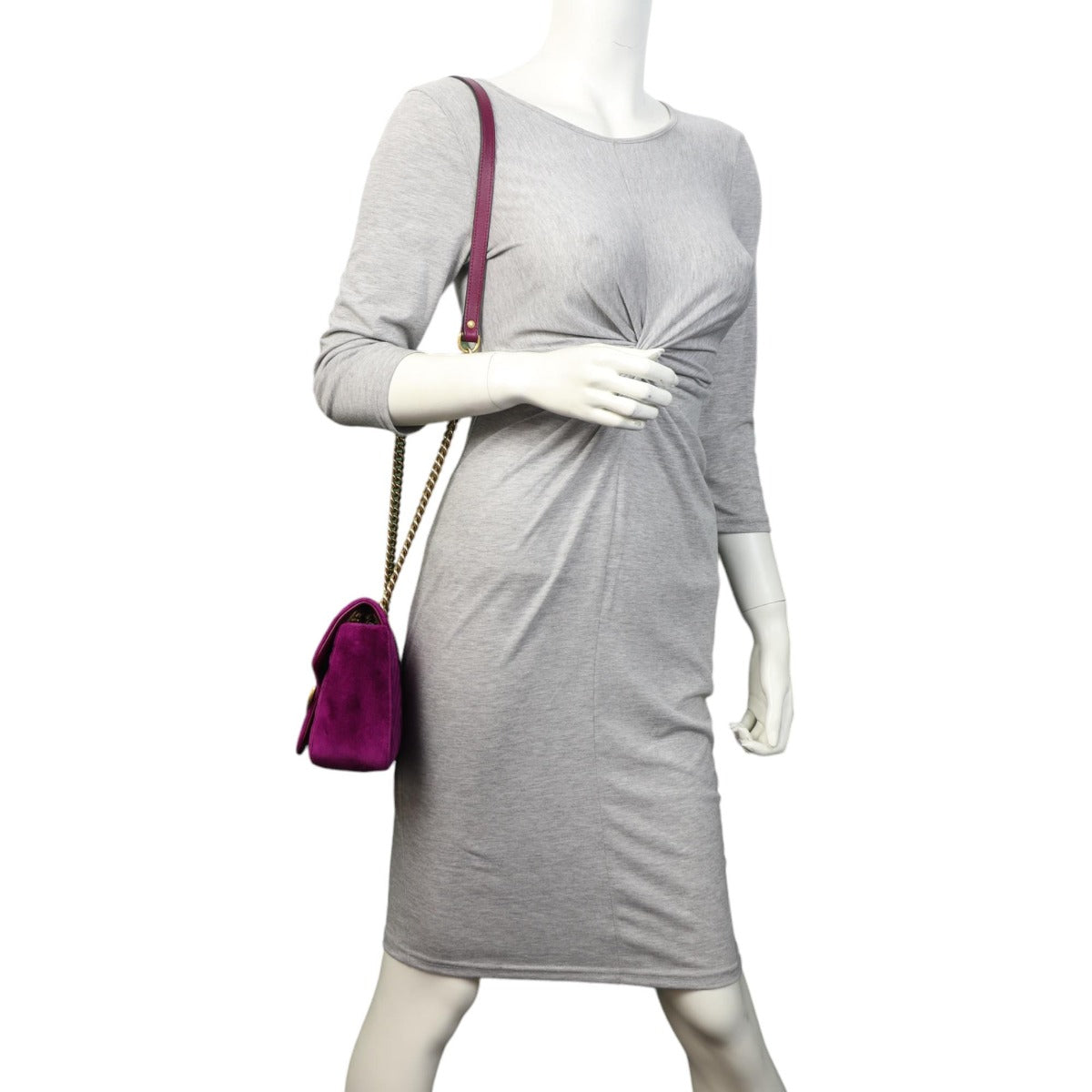 Gucci GG Marmont Velvet Small Shoulder Bag