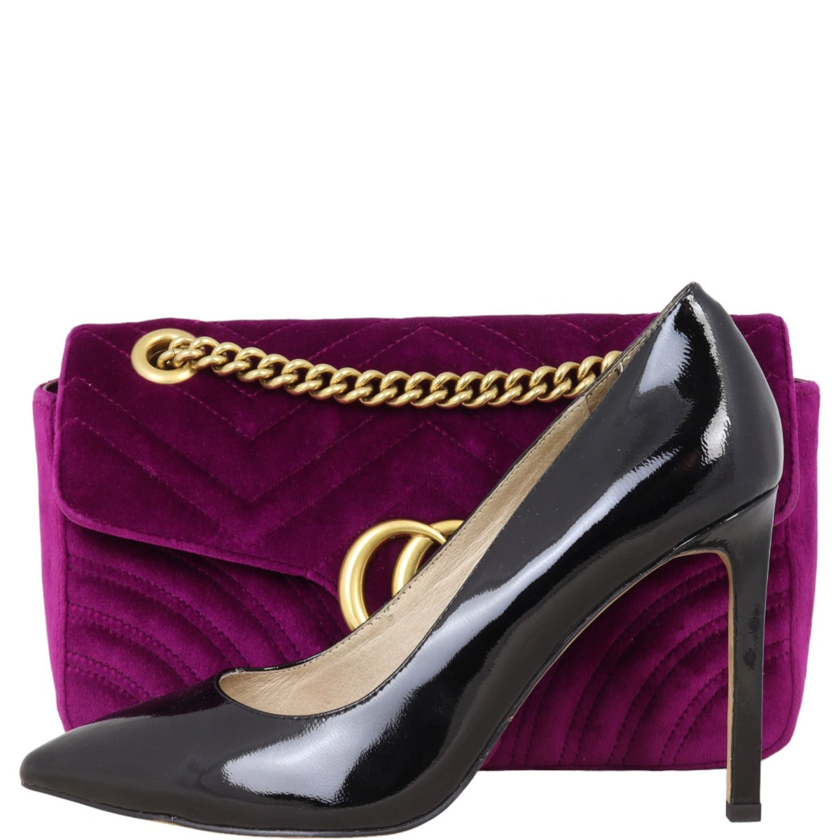 Gucci GG Marmont Velvet Small Shoulder Bag