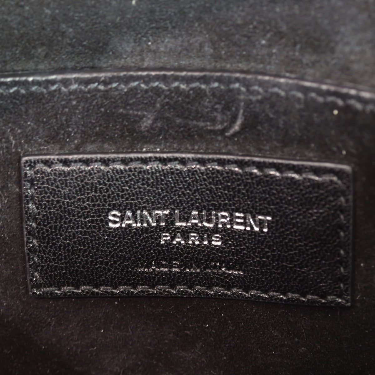 Saint Laurent Sunset Medium Croc-Embossed Interior Stamp