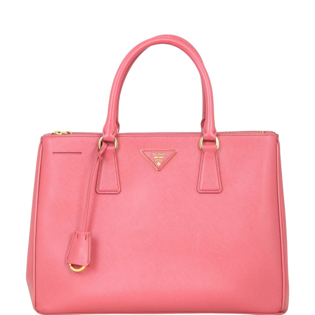 Prada Saffiano Lux Galleria Double Zip Tote Medium