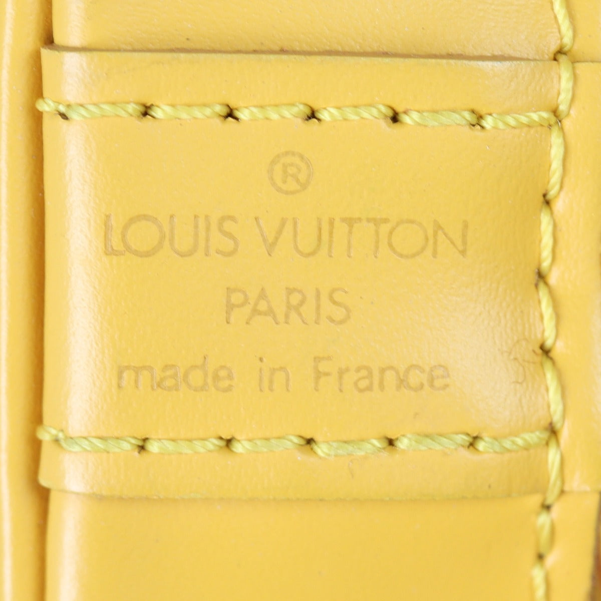 Louis Vuitton Alma PM Epi | Yellow GHW