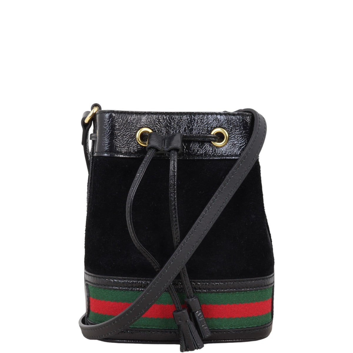 Gucci Ophidia Suede Bucket Bag Mini