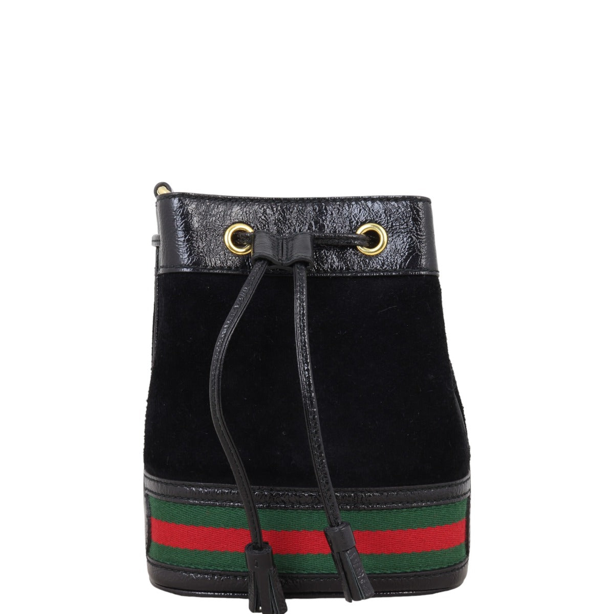 Gucci Ophidia Suede Bucket Bag Mini