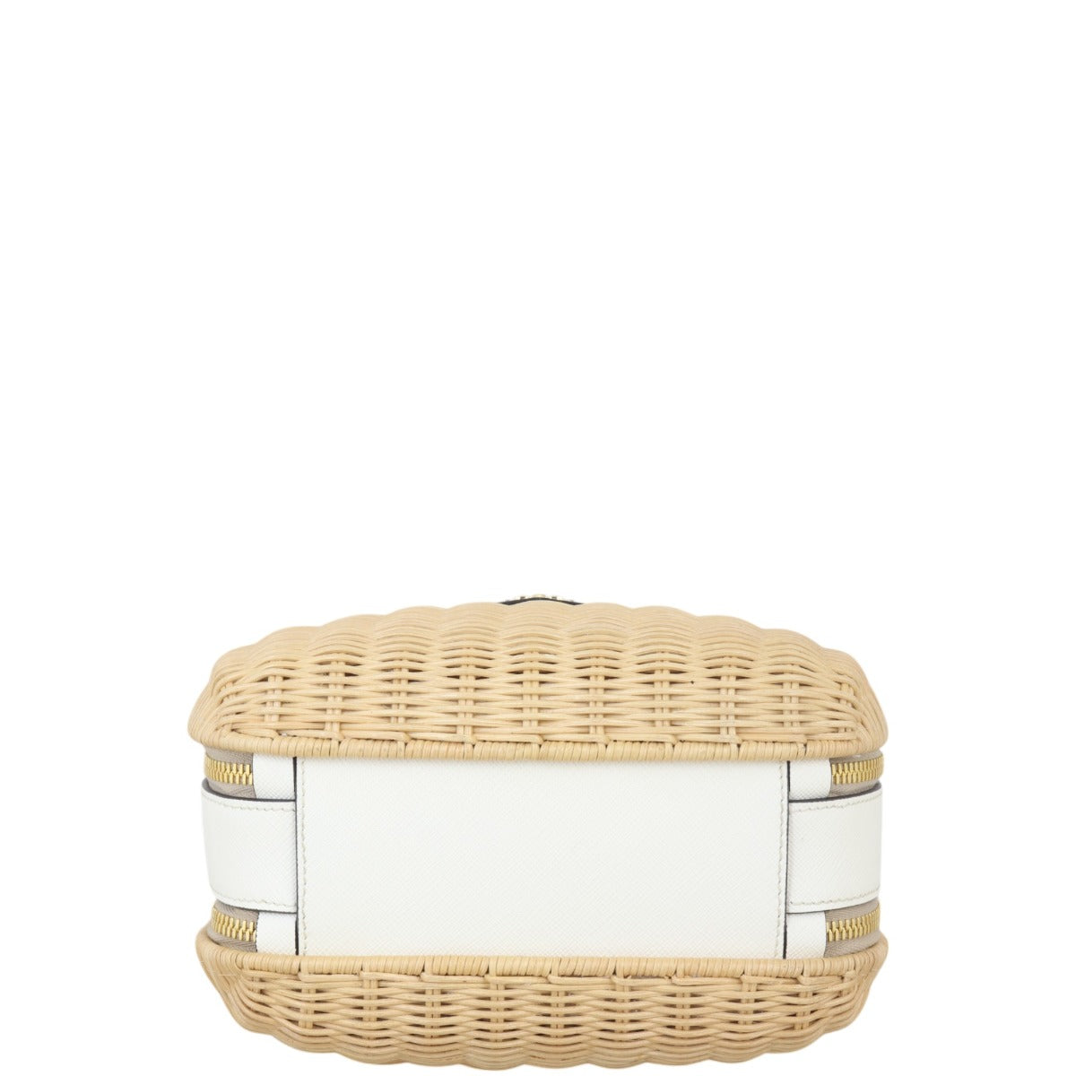 Prada Saffiano Odette Basket Handle Bag