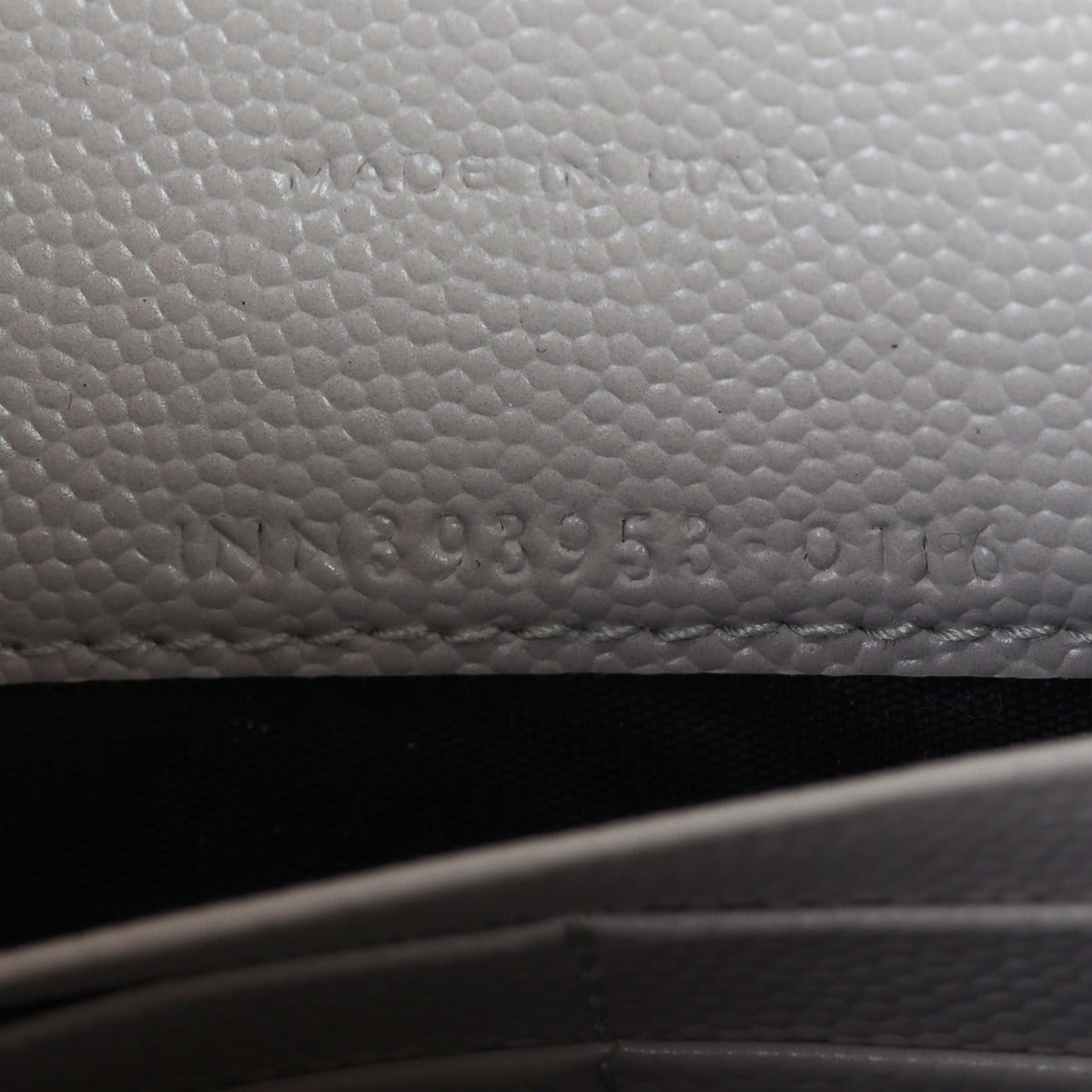 Saint Laurent Cassandre Envelope Chain Wallet Date Code