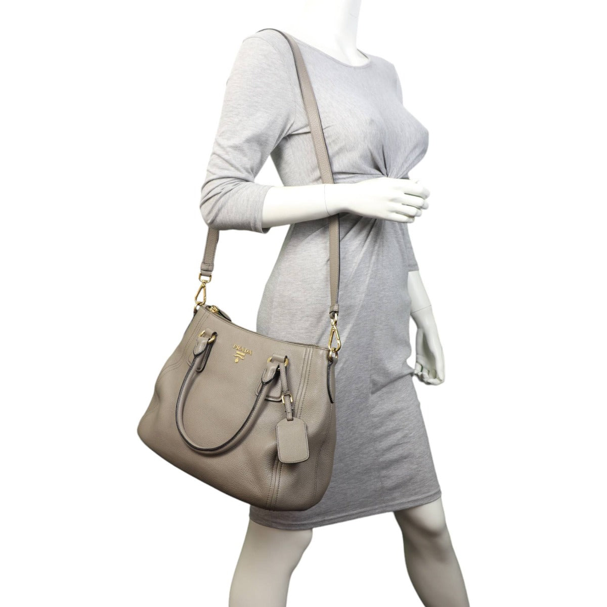 Prada Vitello Daino Tote