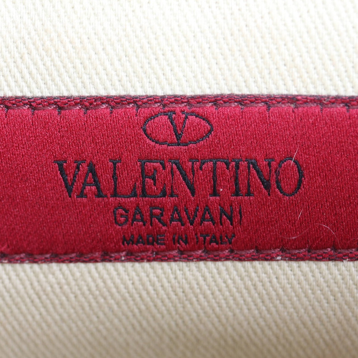Valentino Rockstud Camera Bag Interior Stamp