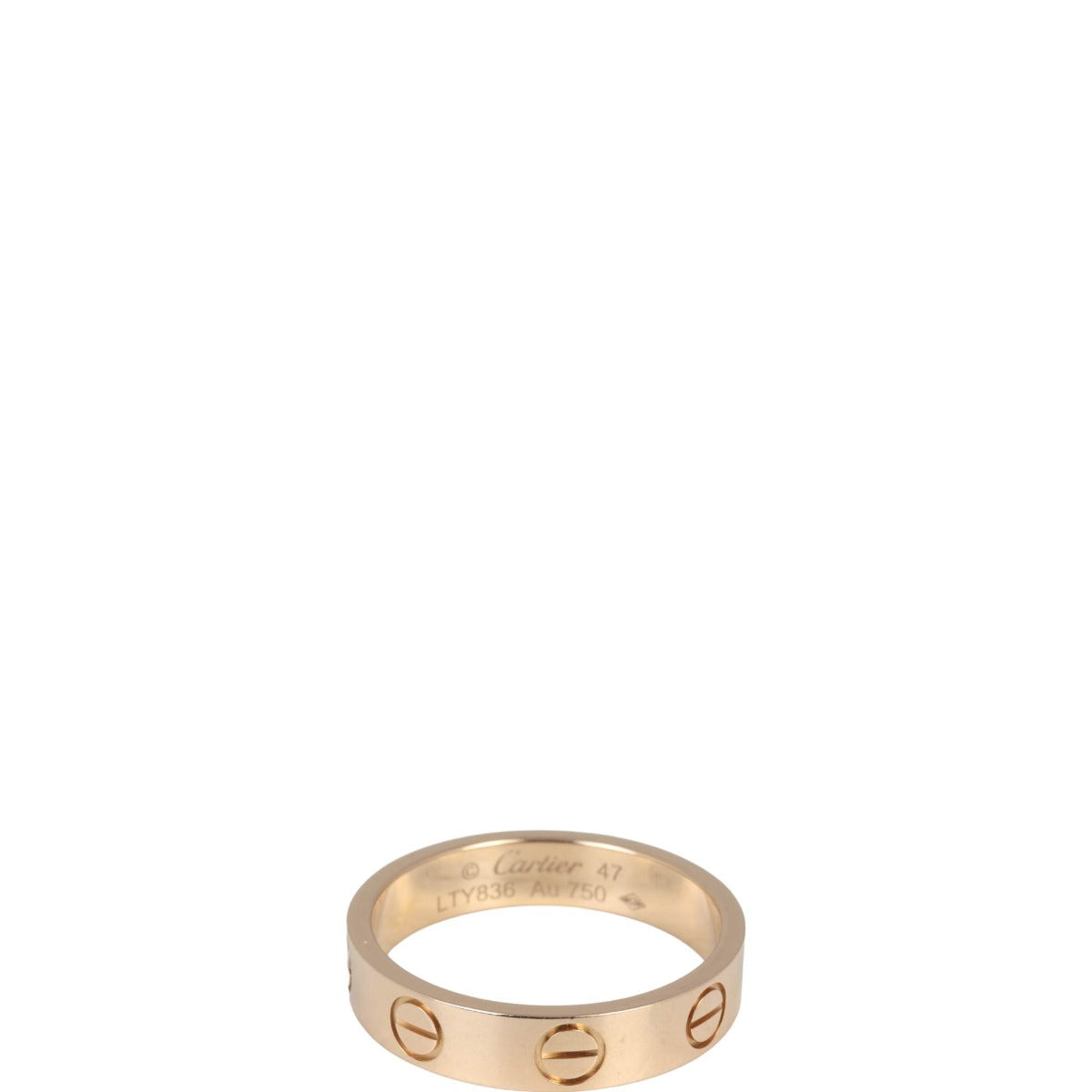 Cartier Love Wedding Band 18k Rose Gold