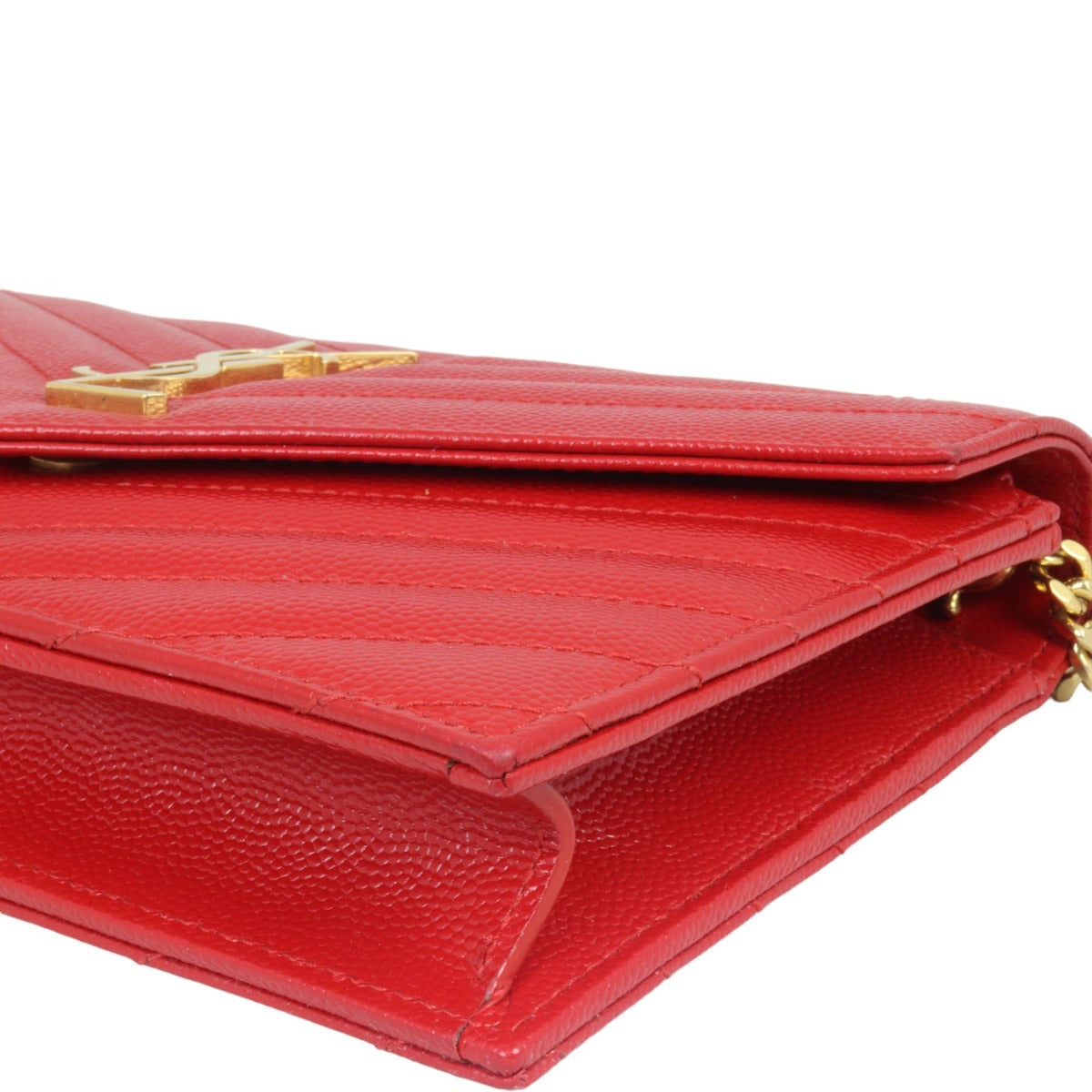 Saint Laurent Cassandre Envelope Chain Wallet