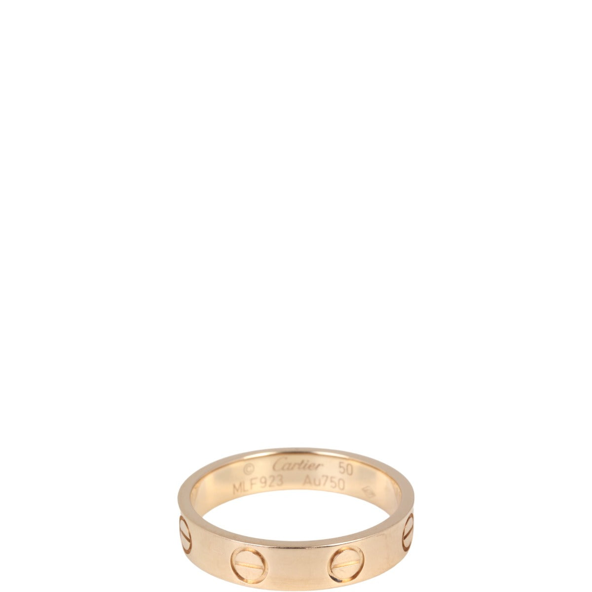Cartier Love Wedding Band 18k Rose Gold