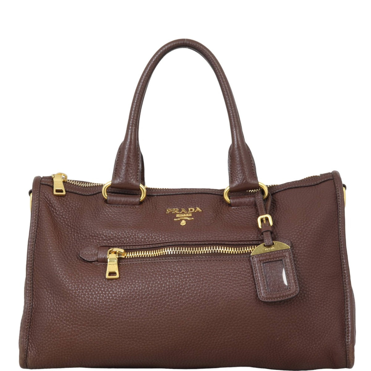 Prada Vitello Daino Bauletto Bag