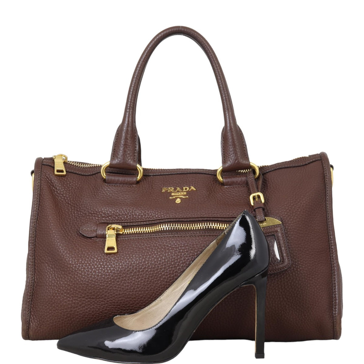 Prada Vitello Daino Bauletto Bag