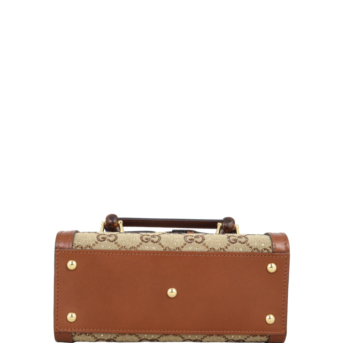 Gucci GG Diana Bamboo Top Handle Mini Tote