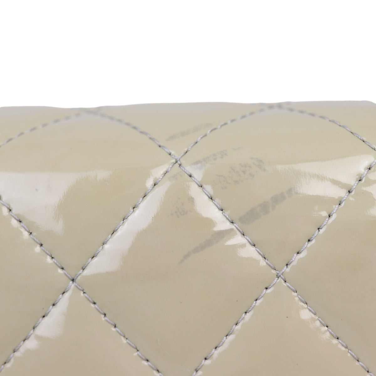 Chanel Classic Wallet on Chain Patent | Grey Green