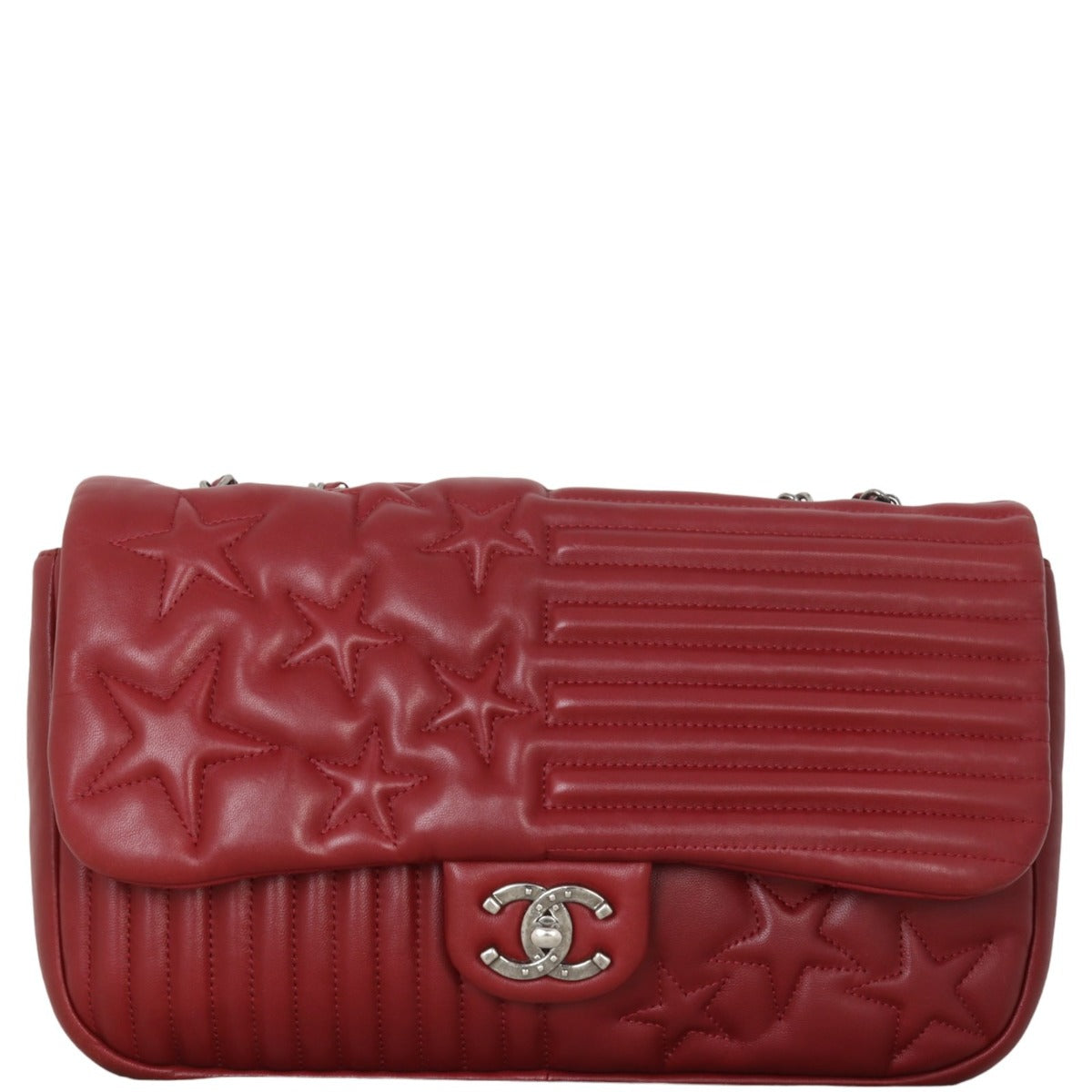 Chanel Paris Dallas Stars and Stripes Flap Bag Jumbo