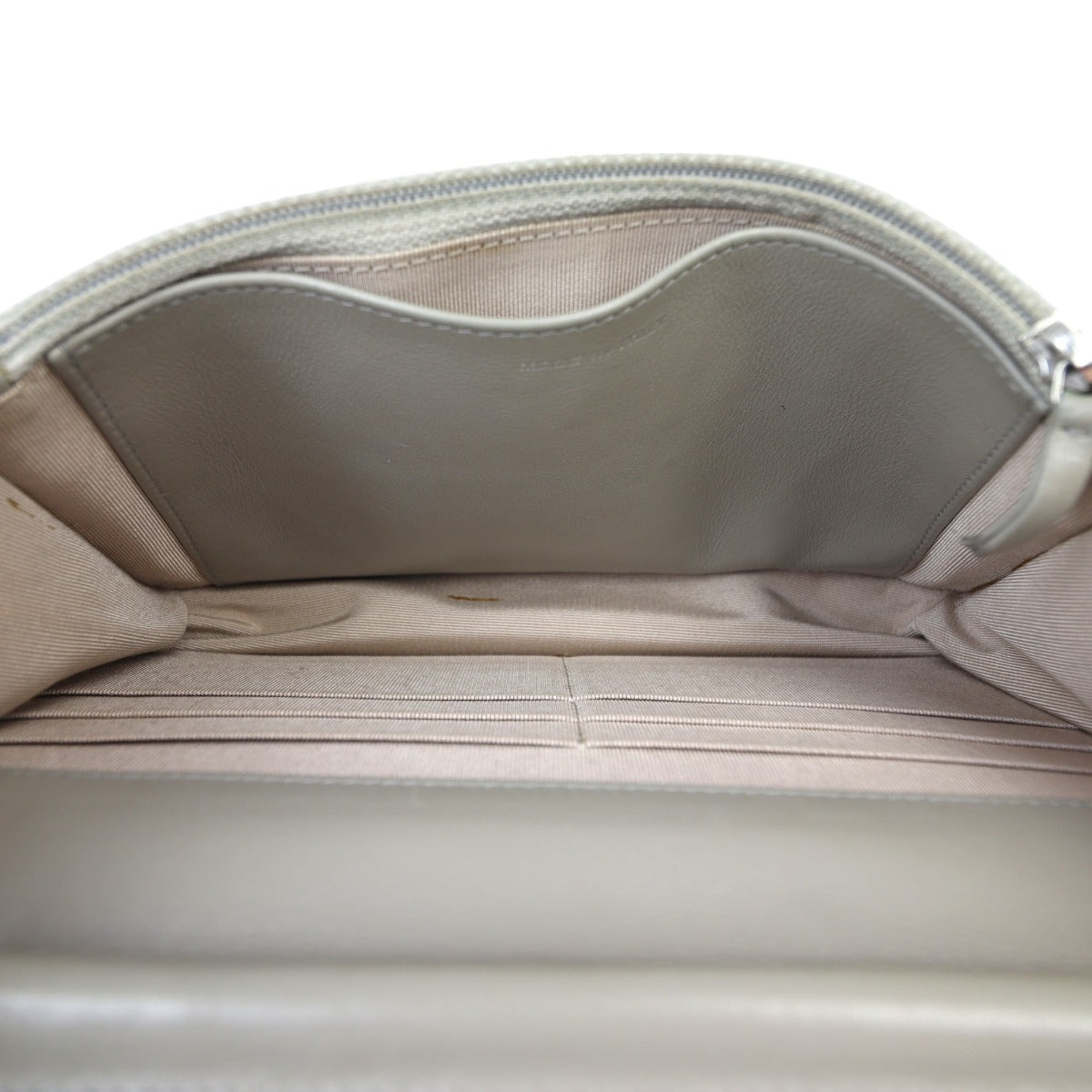 Chanel Classic Wallet on Chain Patent | Grey Green