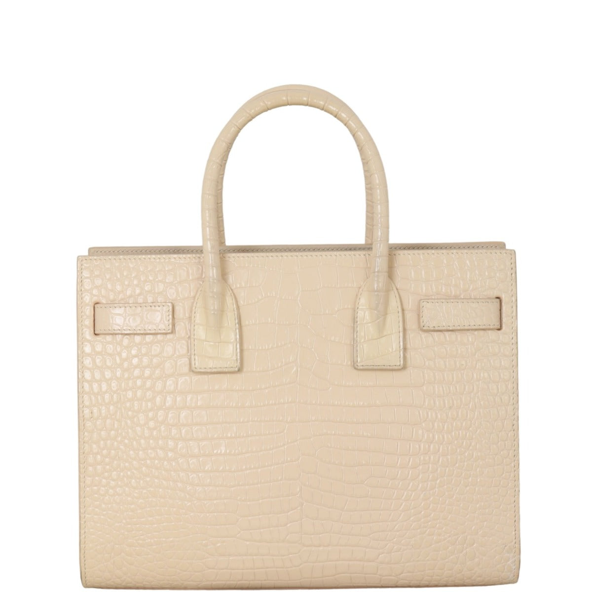 Saint Laurent Sac de Jour Baby Croc-Embossed