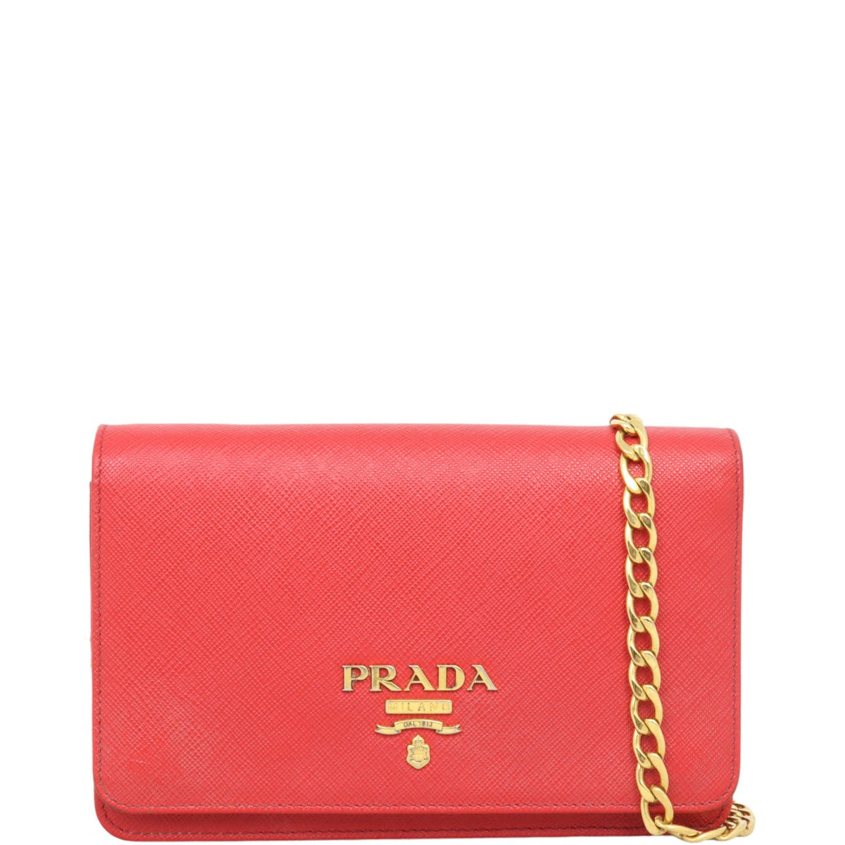 Prada Saffiano Chain Wallet